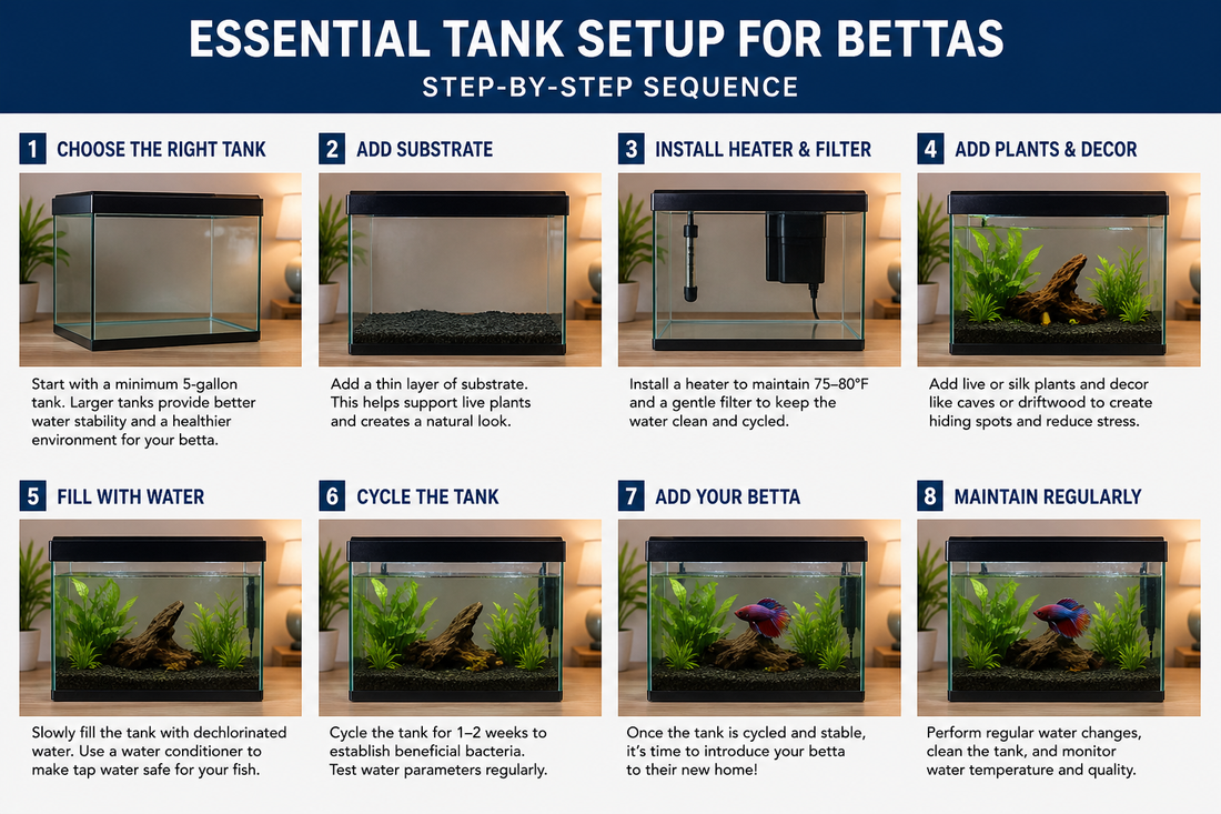 Essential Tank Setup for Bettas: Build a Healthy, Thriving Environment
